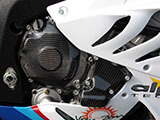 alphaRacing カーボン クラッチプロテクター /RH S1000RR/HP4/S1000R カスタムパーツ