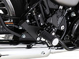 フットレストロワーニング for タンデムライダー Kawasaki W800 / cafe ツーリングカスタムパーツ