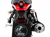 ヘプコ&ベッカー エキゾーストガード XSR125 カスタムパーツ