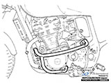 ヘプコ&ベッカー エンジンガード GSF1200 / S Bandit カスタムパーツ