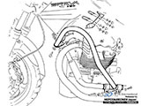 ヘプコ&ベッカー エンジンガード MotoGuzzi Breva V 750 ie カスタムパーツ