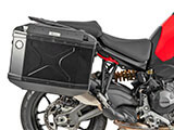 サイドケースホルダー + サイドケース Xplorer(Cutout) セット Multistrada V2 ツーリング カスタム パーツ