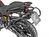 サイドケースホルダー + サイドケース Xplorer(Cutout) セット Multistrada V2 ツーリング カスタム パーツ