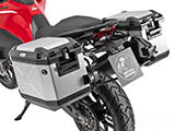 サイドケースホルダー + サイドケース Xplorer(Cutout) セット Multistrada V2 ツーリング カスタム パーツ