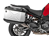 サイドケースホルダー + サイドケース Xplorer(Cutout) セット Multistrada V2 ツーリング カスタム パーツ