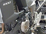 ダンパー機能付き クラッシュパッド X-Pad  / Extreme X-Pad ヴェルシス1000 カスタム パーツ