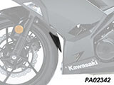 Extender Fender / エクステンダーフェンダー ニンジャ500 カスタム パーツ