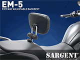 Sargent バックレスト K1600GT / K1600GTL カスタムパーツ