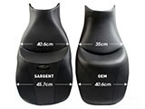 Sargent ワールドスポーツ パフォーマンスシート K1600GT / K1600GTL / K1600B / K1600 Grand America カスタムパーツ