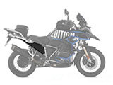 リアフレームスプラッシュガード R1250GS / R1250GS Adventure カスタム パーツ