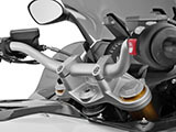 中空アルミ製ハンドルバー スイッチボックス用穴開け加工済 R1200R LC(水冷) カスタム パーツ