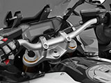 中空アルミ製ハンドルバー スイッチボックス用穴開け加工済 R1200R LC(水冷) カスタム パーツ