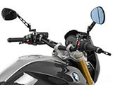 中空アルミ製ハンドルバー スイッチボックス用穴開け加工済 R1200R LC(水冷) カスタム パーツ