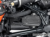カーボンセルモーターカバー R12S カスタム パーツ