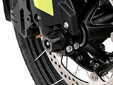 DoubleShock クラッシュプロテクター (フロントアクスルスライダー)　F900GS カスタム パーツ