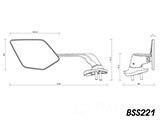 rizoma リゾマ ミラー「STEALTH MAX / ステルス マックス」 YZF R1 カスタム パーツ