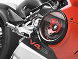 rizoma / クリアークラッチカバー Panigale V4 / パニガーレ V4 カスタム パーツ